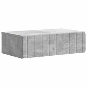 Nástěnný boční stůl Betonově šedá 59 x 34,5 x 17 cm - obrázek 2