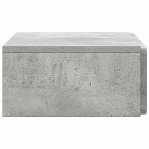 Nástěnný boční stůl Betonově šedá 59 x 34,5 x 17 cm - obrázek 6