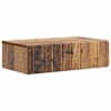 vidaXL Seinale kinnitatav k&uuml;lglaud Vana puit 59 x 34,5 x 17 cm