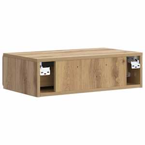Nástěnný boční stůl 59 x 34,5 x 17 cm Kompozitní dřevo - obrázek 7