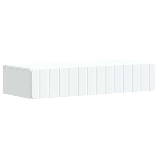 vidaXL Seinale kinnitatav k&uuml;lglaud Valge 87,5 x 34,5 x 17 cm Tehispuit