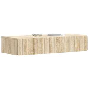 Nástěnný boční stůl Dub sonoma 87,5 x 34,5 x 17 cm - obrázek 3