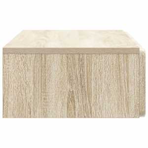 Nástěnný boční stůl Dub sonoma 87,5 x 34,5 x 17 cm - obrázek 6
