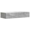 vidaXL Seinale kinnitatav k&uuml;lglaud Betoonhall 87,5 x 34,5 x 17 cm