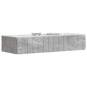 Nástěnný boční stůl Betonově šedá 87,5 x 34,5 x 17 cm - obrázek 3