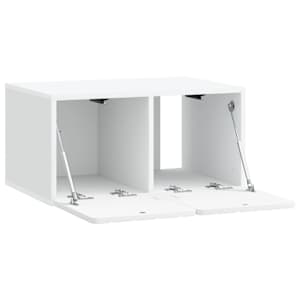 Nástěnná TV skříň 59,5 x 41 x 30 cm Bílá Kompozitní dřevo - obrázek 5