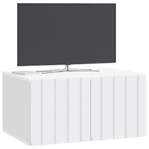 Nástěnná TV skříň 59,5 x 41 x 30 cm Bílá Kompozitní dřevo - obrázek 3
