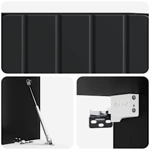 Nástěnná TV skříň 59,5 x 41 x 30 cm Černá Kompozitní dřevo - obrázek 9