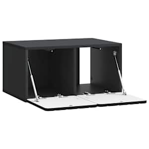 Nástěnná TV skříň 59,5 x 41 x 30 cm Černá Kompozitní dřevo - obrázek 5