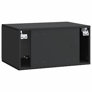 Nástěnná TV skříň 59,5 x 41 x 30 cm Černá Kompozitní dřevo - obrázek 8