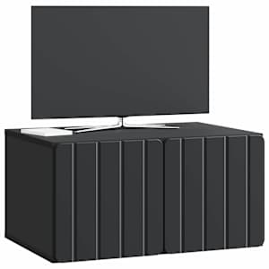 Nástěnná TV skříň 59,5 x 41 x 30 cm Černá Kompozitní dřevo - obrázek 3