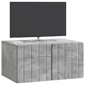 Nástěnná TV skříň 59,5 x 41 x 30 cm Betonově šedá - obrázek 3