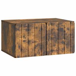 Nástěnná TV skříň 59,5 x 41 x 30 cm Kouřový dub - obrázek 2