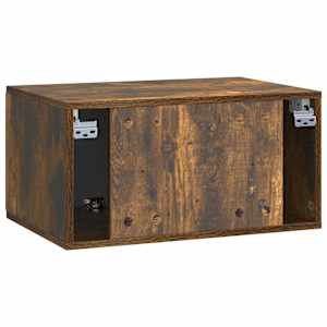 Nástěnná TV skříň 59,5 x 41 x 30 cm Kouřový dub - obrázek 8