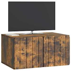 Nástěnná TV skříň 59,5 x 41 x 30 cm Kouřový dub - obrázek 3