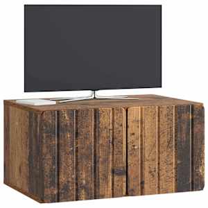 Nástěnná TV skříň 59,5 x 41 x 30 cm Staré dřevo - obrázek 3