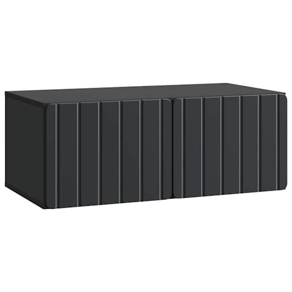 vidaXL Rippuv TV kapp 78,5 x 41 x 30 cm Must Tehispuit