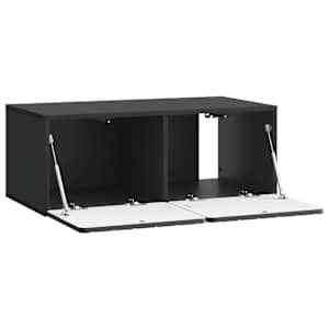 Nástěnná TV skříň 78,5 x 41 x 30 cm Černá Kompozitní dřevo - obrázek 5