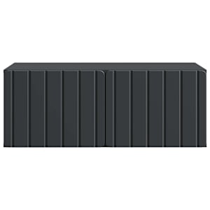 Nástěnná TV skříň 78,5 x 41 x 30 cm Černá Kompozitní dřevo - obrázek 6