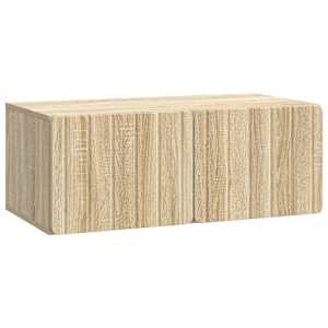 Nástěnná TV skříň 78,5 x 41 x 30 cm Dub sonoma Kompozitní dřevo - obrázek 2