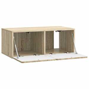Nástěnná TV skříň 78,5 x 41 x 30 cm Dub sonoma Kompozitní dřevo - obrázek 5