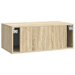 Nástěnná TV skříň 78,5 x 41 x 30 cm Dub sonoma Kompozitní dřevo - obrázek 8