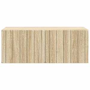 Nástěnná TV skříň 78,5 x 41 x 30 cm Dub sonoma Kompozitní dřevo - obrázek 6