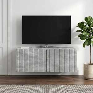 Nástěnná TV skříň 78,5 x 41 x 30 cm Betonově šedá - obrázek 1