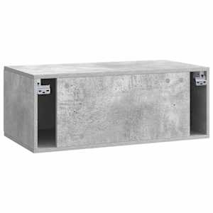 Nástěnná TV skříň 78,5 x 41 x 30 cm Betonově šedá - obrázek 8