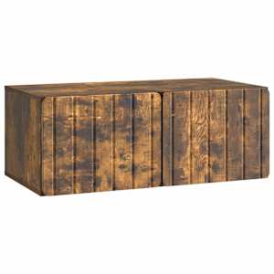 Nástěnná TV skříň 78,5 x 41 x 30 cm Kouřový dub - obrázek 2