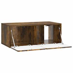 Nástěnná TV skříň 78,5 x 41 x 30 cm Kouřový dub - obrázek 5