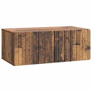 Nástěnná TV skříň 78,5 x 41 x 30 cm Staré dřevo - obrázek 2