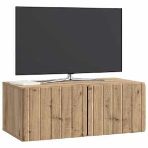 Nástěnná TV skříň 78,5 x 41 x 30 cm Dub artisan - obrázek 3