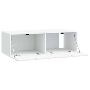 Nástěnná TV skříň 98 x 41 x 30 cm Bílá Kompozitní dřevo - obrázek 5