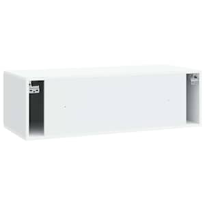 Nástěnná TV skříň 98 x 41 x 30 cm Bílá Kompozitní dřevo - obrázek 8