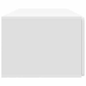 Nástěnná TV skříň 98 x 41 x 30 cm Bílá Kompozitní dřevo - obrázek 7
