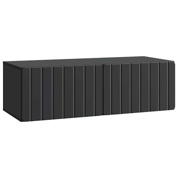 vidaXL Rippuv TV kapp 98 x 41 x 30 cm Must Tehispuit