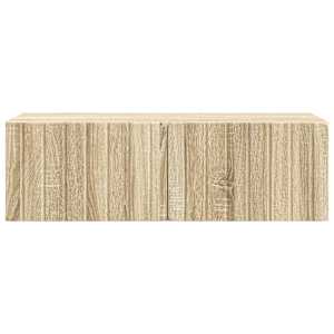 Nástěnná TV skříň 98 x 41 x 30 cm Dub sonoma Kompozitní dřevo - obrázek 6