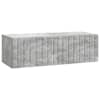 vidaXL Rippuv TV kapp 98 x 41 x 30 cm Betoonhall Tehispuit