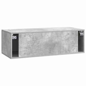 Nástěnná TV skříň 98 x 41 x 30 cm Betonově šedá - obrázek 8