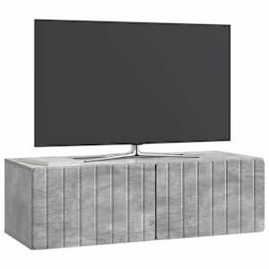 Nástěnná TV skříň 98 x 41 x 30 cm Betonově šedá - obrázek 3