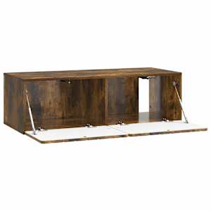 Nástěnná TV skříň 98 x 41 x 30 cm Kouřový dub Kompozitní dřevo - obrázek 5