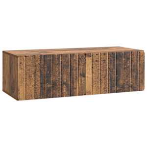 Nástěnná TV skříň 98 x 41 x 30 cm Staré dřevo Kompozitní dřevo - obrázek 2