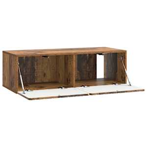 Nástěnná TV skříň 98 x 41 x 30 cm Staré dřevo Kompozitní dřevo - obrázek 5