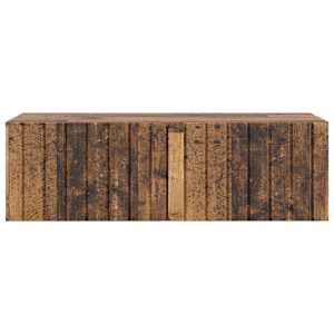 Nástěnná TV skříň 98 x 41 x 30 cm Staré dřevo Kompozitní dřevo - obrázek 6