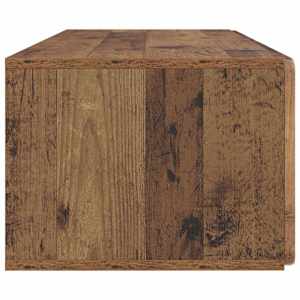 Nástěnná TV skříň 98 x 41 x 30 cm Staré dřevo Kompozitní dřevo - obrázek 7