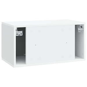Nástěnná TV skříň 59,5 x 31 x 30 cm Bílá Kompozitní dřevo - obrázek 8