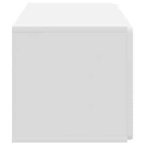 Nástěnná TV skříň 59,5 x 31 x 30 cm Bílá Kompozitní dřevo - obrázek 7