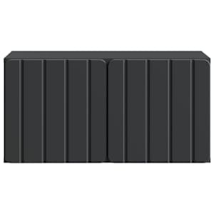 Nástěnná TV skříň 59,5 x 31 x 30 cm Černá Kompozitní dřevo - obrázek 6