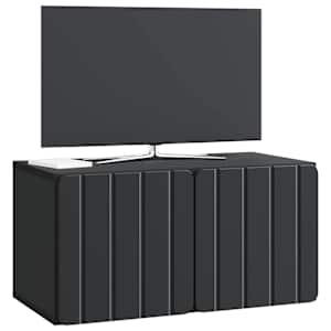 Nástěnná TV skříň 59,5 x 31 x 30 cm Černá Kompozitní dřevo - obrázek 3